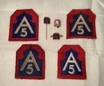 WW2 US 5TH ARMY PATCHES