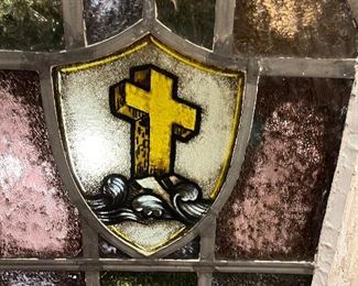 Antiques Stainglass window