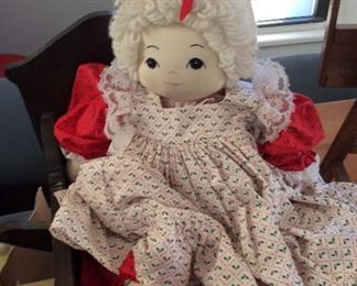 Large Home made Doll  ?        $25.