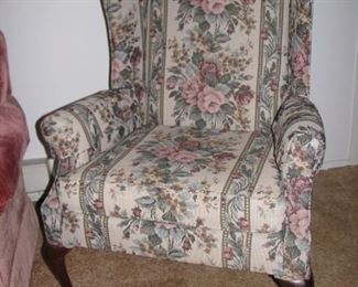 #7 $50.00 - Broyhill wingback chair
