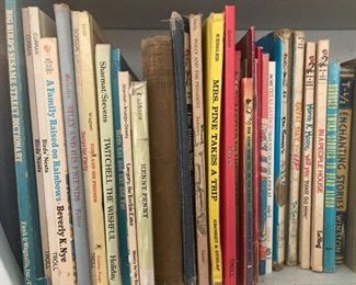 Lots of vintage and antique books and children's books