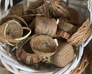 Baskets, big and small