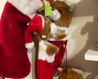 Stuffed Christmas animals