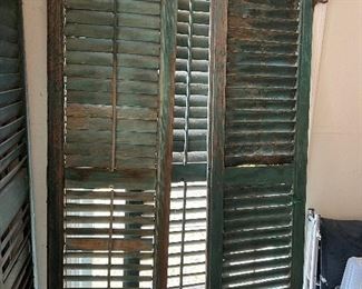 Vintage shutters