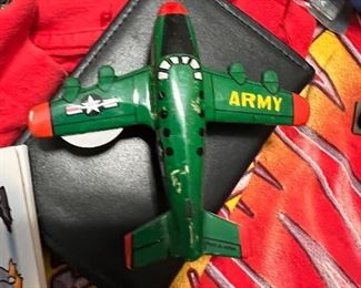 Vintage small toy airplane