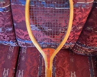 Vintage tennis racquet 
