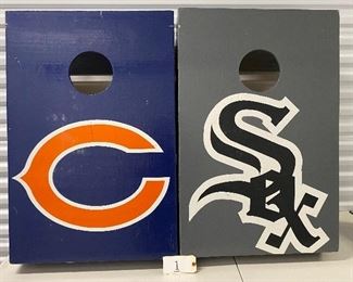 Chicago Bears/Chicago White Sox Cornhole/Bags Game