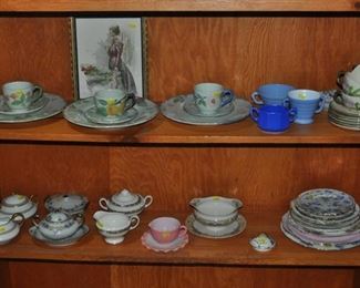 Teapots, creamers/sugars, cups/saucers, miscellaneous china, Franciscan 