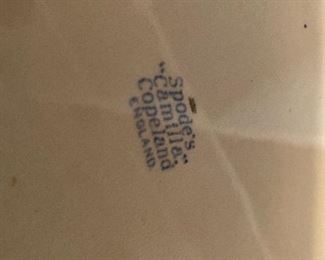 Platter in blue - Spode