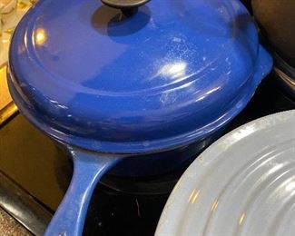 LeCrueset pot with lid