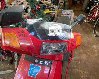 Garage- 1986 Honda Model Elite with 80cc engine- As is - no guarantee