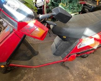 Garage- 1986 Honda Model Elite with 80cc engine- As is - no guarantee