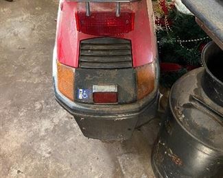 Garage- 1986 Honda Model Elite with 80cc engine- As is - no guarantee