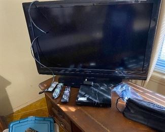 Insignia TV in bedroom