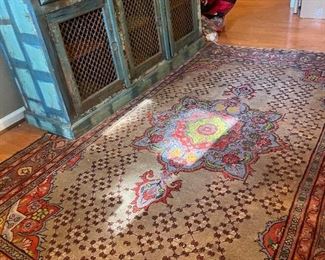 Bohemian rug and another fine piece from South of the Border. 