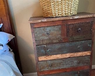 Cute distressed chest of drawers. From you know where. South of the B