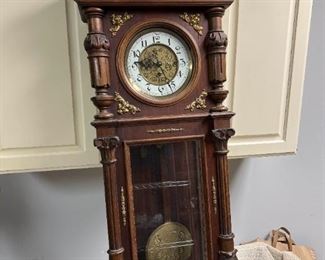 072 Antique Wall Clock