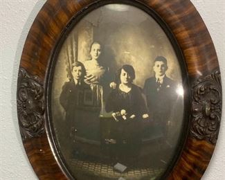 203 Antique Framed Family Photo.