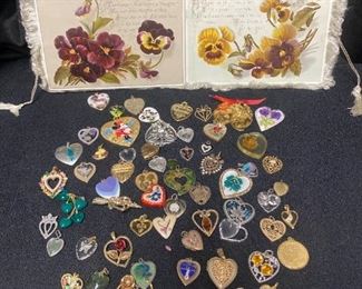 216 Jewelry Hearts Vintage And New