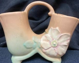 228 Vintage Weller Ceramic Wedding Vase