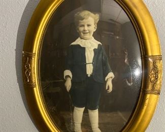 233 Antique Framed Childs Portrait