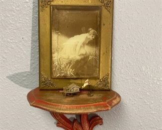 239 Circa 1940s Framed White Rock Fairy
