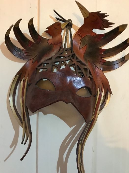 Leather Bird Mask $50.00