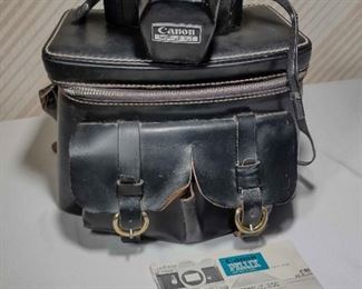 Canon Pellix Camera and Carrying Case