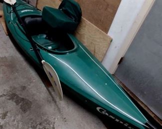 Caspian Kayak with Paddle Homemade Padded Seat and More