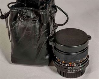 Minolta Auto Pro Master Camera Lens in Carrying Pouch