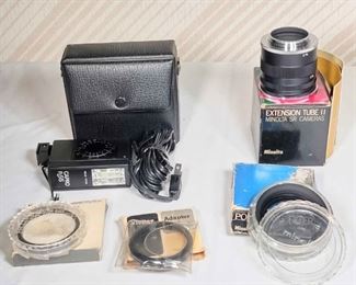 Minolta Polarizing Camera Filter and Vivitar Camera Adapter Ring