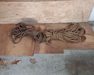 Two Antique Ship Ropes