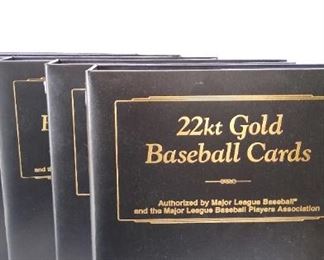22KT Gold Baseball Cards