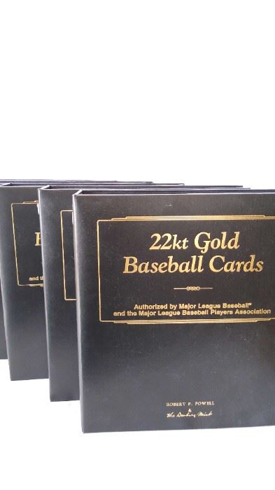 22KT Gold Baseball Cards