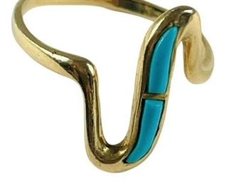 14k and Turquoise