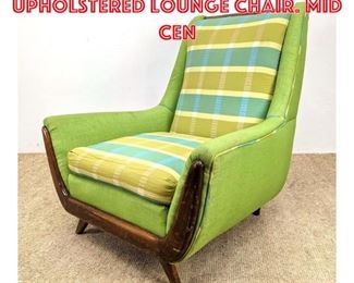 Lot 653 ADRIAN PEARSALL Style Upholstered Lounge Chair. Mid Cen