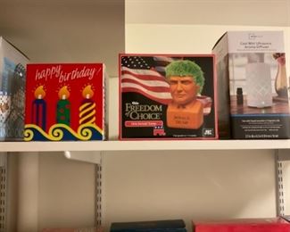 HOLIDAY GIFTS.    WHERE ELSE CAN YOU GET A TRUMP CHIA PET.  
