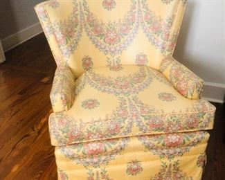 Upholstered club chair