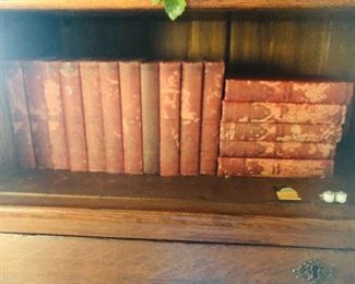 Vintage decorative set of books