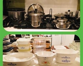 Cookware
Small appliances
Corning ware