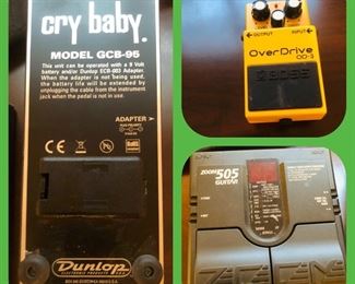 Dunlop Crybaby GCB-95 Classic Wah Pedal
Boss ODB-3 Bass Overdrive Pedal
Zoom 505 Multi-Effects