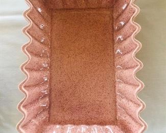 Redwing pink fluted console bowl