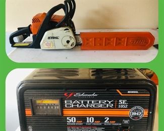Stihl chainsaw Works
Schumacher battery charger