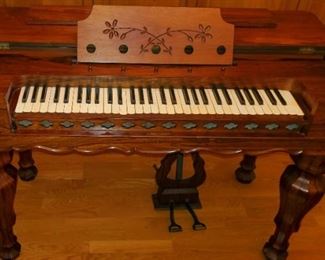 Antique Rosewood Melodeon - rare
