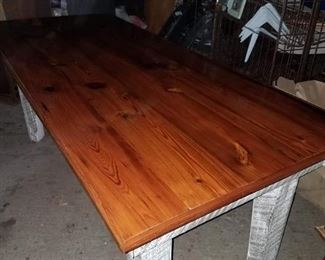 Heart pine table