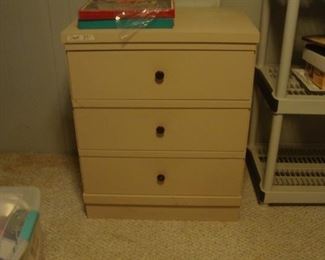 Painted 3 drawer chest