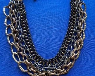 Gold and silver toned costume necklace from Chico's, $7
