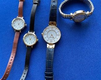 4 ladies costume watches, two on the right are Anne Klein brands, $20