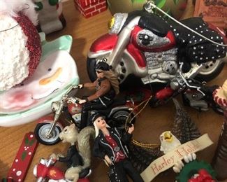 Christmas Decorations, Motorcycle Theme