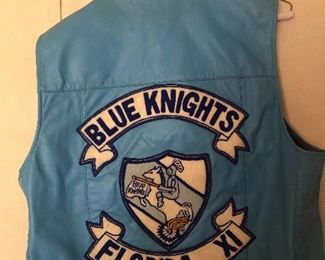 Blue Knights Florida XI Chapter Vest, (Back) Law Enforcement Motorcycle Club